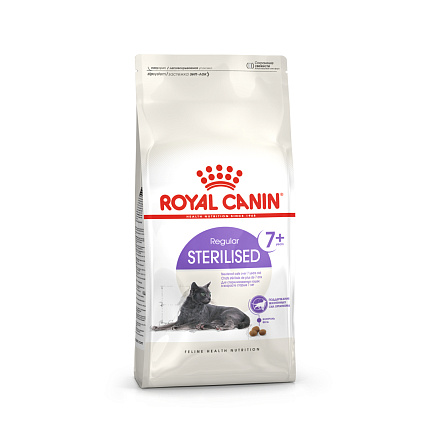 Сухой корм Royal Canin Sterilised 7+ для стерилизованных кошек в возрасте от 7 до 12 лет, 400 гр